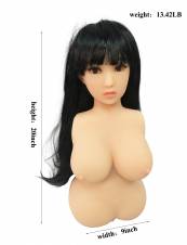 feigu Sex Amor Muñeca con Metel Skeleton 3 entradas Sexy Solid Love Hombres juguete. Envíos a Madrid