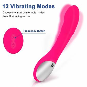 Masajeador Para Mujer 12 Modos Carga USB (Rosado). Envíos a Madrid