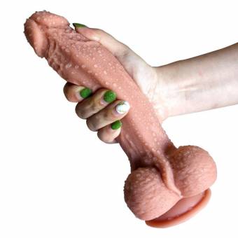 Enorme Dildo Consolador Realista 23cm Pene con Potentes Ventosas Juegutes para Mujer y Hombre. Envíos a Burgos