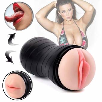 ZEMALIA Gina Mas-turbador Realístita, Combinación de la Vagina, la Lengua y los Dientes, Juguete Erótico para Adultos, Masturbación Masculina Sexual. Envíos a Burgos
