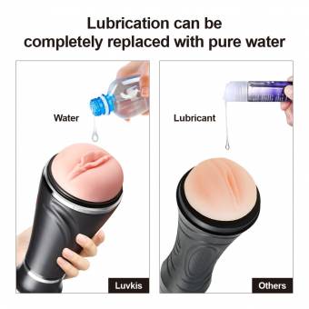 Luvkis Masturbación Realista Male Masturbators Pocket Pussy Realistic 3D Vagina Masturbation Cup para hombres Adult Toy Masturbador con toque y sensaciones reales (sin vibración). Envíos a Madrid