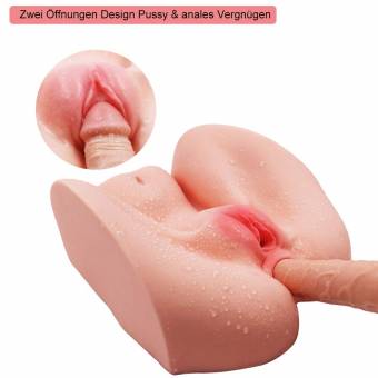 Pussy ASS muñeca – 3d silicona realista Vagina anal Pussy männliche Masturbator/amor Sex muñeca para hombres masturbación Adult Toy (8,3 x 7,9 x 3,9 Pulgadas). Envíos a Asturias