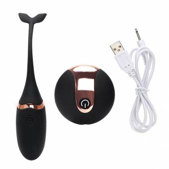 10 Control Remoto Impermeable de la frecuencia Linda Salta el Sexo Adulto Femenino del Huevo (Black). Envíos a Ávila