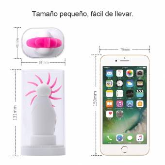 Tortura de pezón Función de rotación de estimulación del clítoris Pausa lamiendo sonido súper silencioso Modo portátil de siete rotaciones conveniente recargable de tipo USB. Envíos a Ceuta