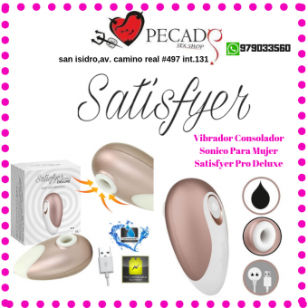 Satisfyer vibradores con cargador usb succionadores clitoriales sexshop san isidro