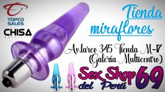 Plug Anal con orificio para inserción de balas. Afrega el tipo de vibración que desees