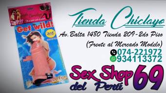 SEXSHOP DEL PERU 69. PROTESIS FUNDAS FETISH FANTASY SERIES