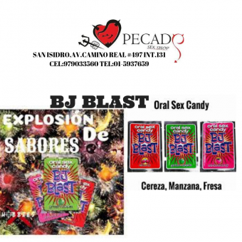 Polvos explosivos BJ Blast oral SeX con sabor sexshop pecados cel:979033560