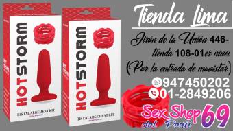 Kit de Plug anal con 3 Anillos Retardantes