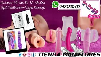 Masturbadores, Dildos, Vibradores, Arneses y Plugs Anales en Miraflores