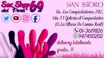 Vibradores Rabbit en San Isidro Lima