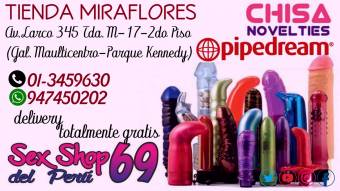Vibradores, Consoladores, Plugs, Masturbadores, Mordazas, Esposas, Fundas, Prótesis y Mucho Más
