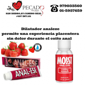 analeze dilatador lubricante femenino sexshop san isidro cel:979033560