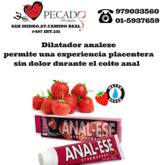 dilatador analeze en crema delatador sex.  en sexshop pecados cel:979033560