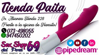 Succionadores, Vibradores Rabbit y Consoladores en Paita