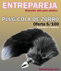 Plug anal cola de zorro en Lima Perú, ofertas sexshop 954838171