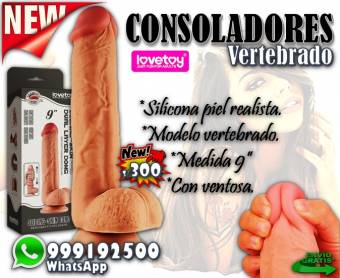 Consolador Vertebrado Realista 9