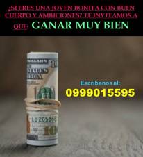 SE BUSCA SEÑORITAS CON PRESENCIA IMPECABLE Y GANAS DE GANAR MUCHO DINERO