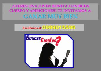 SOLICITA SEÑORITAS UNIVERSITARIAS EN QUITO