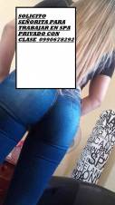 SOLICITO SEÑORITAS PARA SPA EROTICO NUEVO