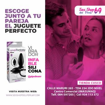 Plug Anal Inflable de Pura Silicona en Cusco