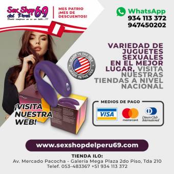 Vibradores Para Pareja Con y Sin App Sex Shop del Perú