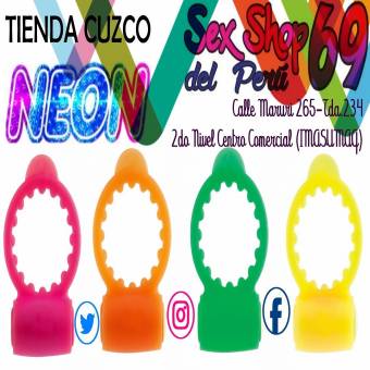 Anillos Vibradores Neon Sex Shop Del Perú 69