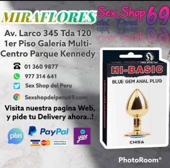 Plug Anal de Metal en Miraflores