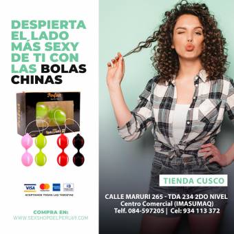 Compra Bolas Chinas de Silicona Online Sex Shop del Perú