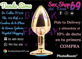 Plugs Anales Metalizados Sex Shop del Perú
