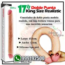 Dildo Doble Pene King Realistic - Sexshop Miraflores