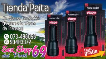 Fleshlight Masturbador con Tres Balas Vibradoras, Discreto y Potente