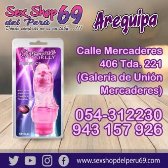 Vibrador Jelly Color Rosa Grueso 11cm