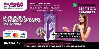 Rabbit, Vibradores, Estimulación Vaginal y Clitoral Sex Shop del Perú