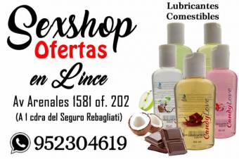 Lubricantes Comestibles - Sexshop Ofertas en Lince 952304619