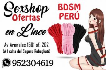 Sado Bondage ATADURAS - Esposas y mucho mas - Sexshop Ofertas en Lince