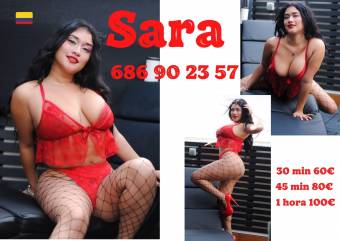 Sara complaciente y de curvas peligrosas.