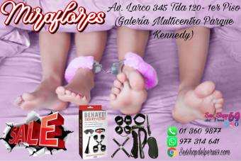 Kit Para Sado Bondage Mordazas, Esposas, Antifaz, Látigo