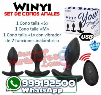 Set Plug Anal Winyi / Sexshop Miraflores