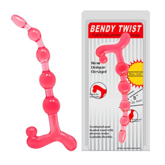 BENDY TWIST DILATADOR ANAL DE SILICONA