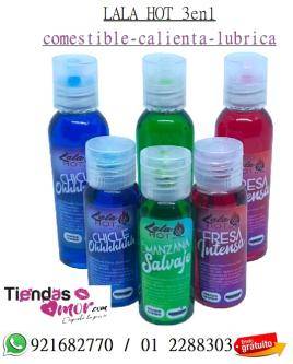 LALA HOT LUBRICANTE CALIENTE COMESTIBLE DIFERENTES SABORES