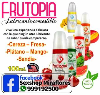 FRUTOPIA LUBRICANTE COMESTIBLE / SEXSHOP MIRAFLORES