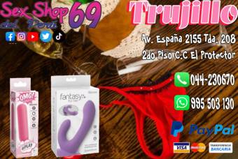 Juguetes Para Doble Penetración y estimulación Externa en Trujillo