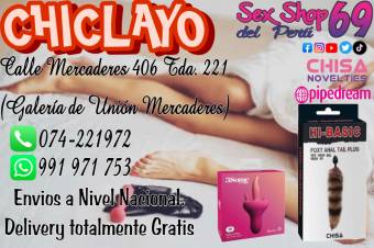 Vibradores y Plugs Anales en Chiclayo