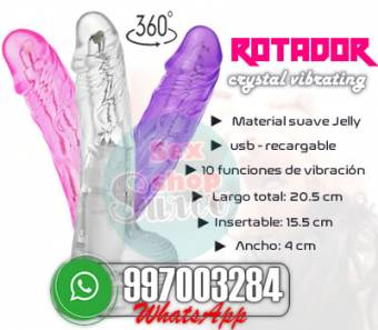 SEXSHOP / SURCO / CRYSTAL VIBRATING / ROTADOR