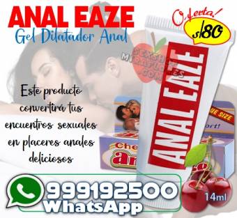 Dilatador Anal En Gel / Anal Eaze / Sexshop Miraflores