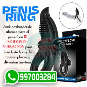 SEXSHOP / SURCO / ANILLO / VIBRADOR / 10 FUNCIONES