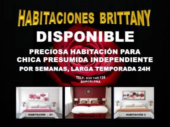 HABITACIÓNES PARA CHICAS PRESUMIDAS, INDEPENDIENTES.
