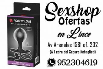 PLUG ANAL INFLABLE EN SEX SHOP LINCE EN OFERTA