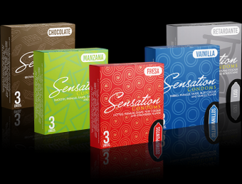 PRESERVATIVO SENSATION SABOR Y AROMA - TIENDAS AMOR